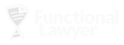 functional lawyer logo white